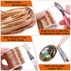 image:imageanezus 20 Gauge Jewelry Wire 28 Yards Craft Wire Tarnish Resistant Copper Beading Wire for Jewelry Making Supplies and CraftingAntique BronzeCopper