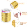 image:imageanezus 20 Gauge Jewelry Wire 28 Yards Craft Wire Tarnish Resistant Copper Beading Wire for Jewelry Making Supplies and CraftingAntique BronzeGold