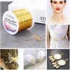 image:imageanezus 20 Gauge Jewelry Wire 28 Yards Craft Wire Tarnish Resistant Copper Beading Wire for Jewelry Making Supplies and CraftingAntique BronzeGold