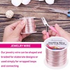 image:imageanezus 20 Gauge Jewelry Wire 28 Yards Craft Wire Tarnish Resistant Copper Beading Wire for Jewelry Making Supplies and CraftingAntique BronzeRose Gold Pink