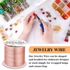image:imageanezus 20 Gauge Jewelry Wire 28 Yards Craft Wire Tarnish Resistant Copper Beading Wire for Jewelry Making Supplies and CraftingAntique BronzeRose Gold