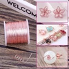 image:imageanezus 20 Gauge Jewelry Wire 28 Yards Craft Wire Tarnish Resistant Copper Beading Wire for Jewelry Making Supplies and CraftingAntique BronzeRose Gold Pink