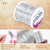 image:imageanezus 20 Gauge Jewelry Wire 28 Yards Craft Wire Tarnish Resistant Copper Beading Wire for Jewelry Making Supplies and CraftingAntique BronzeSilver