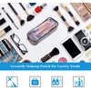 image:imageanezus Clear Makeup Bag 6Pcs TSA Approved Toiletry Bag Clear Cosmetic Travel Bag with Zipper Quart Size Clear Pouch for Air Travel Toiletries Gym Bathroom Organization