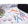image:imageanezus Jewelry Making Tools Kit Jewelry Making Supplies Wire Wrapping Kit with Beading Needles Jewelry Pliers Elastic String and Earring Findings for Jewelry Necklace Repair