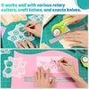 image:imageanezus Self Healing Sewing Mat 12inch x 18inch Rotary Cutting Mat Double Sided 5Ply Craft Cutting Board for Sewing Crafts Hobby Fabric Precision Scrapbooking ProjectGreen