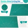 image:imageanezus Self Healing Sewing Mat 12inch x 18inch Rotary Cutting Mat Double Sided 5Ply Craft Cutting Board for Sewing Crafts Hobby Fabric Precision Scrapbooking ProjectGreen