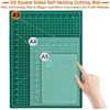 image:imageanezus Self Healing Sewing Mat 12inch x 18inch Rotary Cutting Mat Double Sided 5Ply Craft Cutting Board for Sewing Crafts Hobby Fabric Precision Scrapbooking ProjectGreen