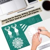 image:imageanezus Self Healing Sewing Mat 12inch x 18inch Rotary Cutting Mat Double Sided 5Ply Craft Cutting Board for Sewing Crafts Hobby Fabric Precision Scrapbooking ProjectGreen
