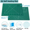 image:imageanezus Self Healing Sewing Mat 12inch x 18inch Rotary Cutting Mat Double Sided 5Ply Craft Cutting Board for Sewing Crafts Hobby Fabric Precision Scrapbooking ProjectGreen