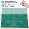 image:imageanezus Self Healing Sewing Mat 12inch x 18inch Rotary Cutting Mat Double Sided 5Ply Craft Cutting Board for Sewing Crafts Hobby Fabric Precision Scrapbooking ProjectGreen