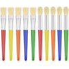 image:image10Pcs Paint Brushes for Kids Anezus Kids Paint Brushes Toddler Large Chubby Brushes Round and Flat Preschool Painting Brushes for Washable Paint Acrylic Paint
