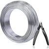 image:imageAluminum Wire Anezus 18 Gauge 328 FT Metal Wire Bendable Sculpting Aluminum Line 1mm for Crafts Jewelry Making Beading Floral Silveraluminum wire with cutter18 gauge