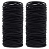 image:imageAnezus 200 Pcs Black Elastics Hair Ties Small Bulk Hair Ties Hair Bands 4mmBlack