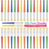 image:imageAnezus 30 Kids Paint Brushes Set with Jumbo Round Watercolor and Large Flat Craft Brushes