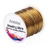 image:imageAnezus Craft Wire  Tarnish Resistant Copper Beading Wire for Jewelry Making Supplies Black 18 GaugeAntique Bronze