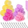 image:imageAnezus SelfGrip Rollers Set  60 Pcs Multicolored Curlers and Clips for HairstylingAssorted Color
