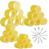 image:imageAnezus SelfGrip Rollers Set  60 Pcs Multicolored Curlers and Clips for HairstylingBright Yellow