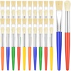 image:imagePaint Brushes Anezus 50 Pcs Kids Paint Brushes Bulk Toddler Paint Brushes Set with Big Round Paint Brush and Large Flat Paint Brushes for Preschool Children Painting Party SuppliesMix