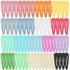 image:imageSnap Hair Clips Hair Barrettes for Girls Anezus 80 Pcs 2 Inch NonSlip Barrettes Hair Accessories for Girls Women Kids Teens or Toddlers