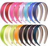 image:imageanezus 16 Pcs Satin Headbands Bulk 1 Inch Antislip Black Ribbon Hair Bands Plain Hard Headbands for Women Girls DIY Craft Hair Accessories BlackMulticolor