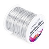 image:imageanezus 20 Gauge Jewelry Wire 28 Yards Craft Wire Tarnish Resistant Copper Beading Wire for Jewelry Making Supplies and CraftingAntique BronzeSilver