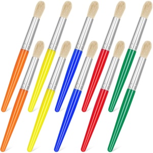 image:image10Pcs Paint Brushes Anezus Large Paint Brushes Chubby Brush Set for Classroom Washable Paint Acrylic PaintRound