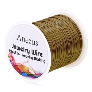 image:image22 Gauge Jewelry Wire Anezus Craft Wire Tarnish Resistant Copper Beading Wire for Jewelry Making Supplies and Crafting Antique Bronze 49 Yards45 MetersAntique Bronze