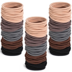 image:imageAnezus 200 Pcs Black Elastics Hair Ties Small Bulk Hair Ties Hair Bands 4mmNeutral