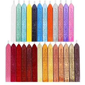 image:imageAnezus 26Pcs Antique Sealing Wax Sticks with Wicks for Postage Letter Retro Vintage Wax Seal Stamp Assorted Colors
