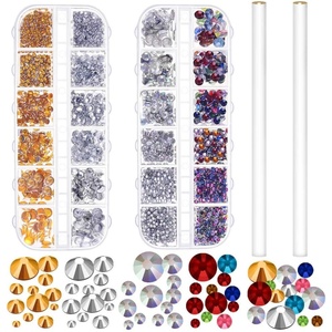 image:imageAnezus 3620Pcs Nail Art Rhinestones Gems Accessories for Nails Design Decoration