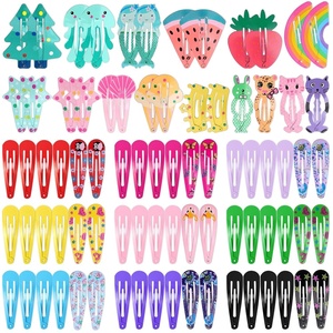 image:imageAnezus 80 Pcs Hair Clips Hair Barrettes 2 Inch Snap NonSlip Metal Hair ClipsAssorted Color