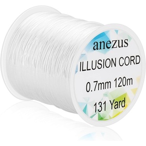 image:imageAnezus Fishing Wire for Hanging Clear Fishing Line Invisible String Strong Monofilament Line for Hanging Decorations and Crafts07mm  60lb