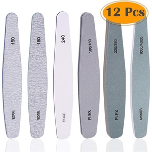 image:imageAnezus Nail File Set Buffer Shiner Polisher Double Sided Emery Boards Washable Nail Files for Gel Nails Natural Nails and Acrylic Nails