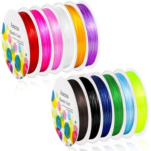 image:imageElastic String for Bracelets Anezus 12 Rolls Crystal Beading Wire for Jewelry Making Stretch Magic Bead Cord for Beading Bracelets and Jewelry MakingFlat