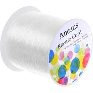 image:imageElastic String for Bracelets Anezus 1mm Elastic Bracelet String Beading String Jewelry String Stretch Cord for Bracelets Jewelry Making Beads1 mm