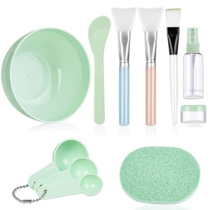 image:imageFace Mask Mixing Bowl Set Anezus 11 Pcs DIY Facemask Mixing Tool Kit with Facial Mask Bowl Stick Spatula Silicone Brush Spray Bottle Puff Soaking Bottle Gauges