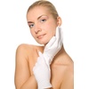 image:image6 Pairs White Cotton Gloves for Dry Hands Eczema SPA Moisturizing Work Glove Liners for Serving Costume InspectionLarge