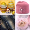 image:imageAnezus 1126Pcs Rhinestone Stickers SelfAdhesive Bling Craft Jewels Crystal Gem Stickers for Nail Body Makeup Festival Assorted Sizes and Shapes 10 Sheets