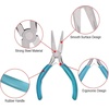 image:imageAnezus 4Pcs Jewelry Pliers Tool Set Includes Needle Nose Pliers Round Nose Pliers Wire Cutters and Bent Nose Pliers for Jewelry Beading Repair Making Supplies