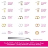image:imageFaux Leather Sheets for Jewelry Making Supplies Anezus Leather Earring Kit Include 12 Pcs Faux Leather Sheet and 680 Pcs Earring Making Supplies with Fish Hook Earrings Jump Rings Earring Backs for J