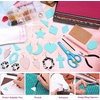 image:imageFaux Leather Sheets for Jewelry Making Supplies Anezus Leather Earring Making Kit Include 30 Pcs Faux Leather Sheet 240pcs Earring Hooks and Tools for Jewelry Earrings Making DIY Craft