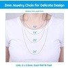image:imageJewelry Chains for Making Jewelry Anezus 48 Feet Stainless Steel Silver Bronze and Black Chains with Jump Rings and Lobster Clasps for Jewelry Necklace and Bracelet Making 20 mm