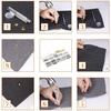 image:imageSnap Buttons and Leather Rivets Anezus 120 Set Leather Snap Fasteners Kit and 240 Sets Leather Rivets with Setting Tools for Leather Craft Repairs Decoration
