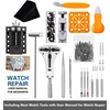 image:imageWatch Repair Kit Anezus 187Pcs Watch Tool Kit with Watch Link Pin Remover Tools and Watch Back Case Removal Tools for Watch Strap Remover Watch Battery Replacement Watch Band Sizing Watch Repair