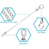 image:imageanezus 3pcs Belt Chain Pocket Chain Chains for Wallet Pants Jeans Goth Accessories for Eboy Egirl Men and Women