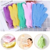 image:imageanezus Exfoliating Gloves 6 Pairs Shower Scrub Gloves Bath Loofah Glove Exfoliating for Women to Remove Dead Skin for Body Exfoliate 6 Colors