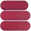 image:imageAnezus 75 Pcs 5 Inch 8 Holes Sanding Discs 80 100 120 240 320 Grit Hoop and Loop Sandpaper for Random Sander