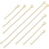 image:imageJewelry Extenders for Necklaces Anezus 12pcs Necklace Extenders Chain Extenders for Necklace Bracelet and Jewelry Making Assorted Sizes amp ColorsGold