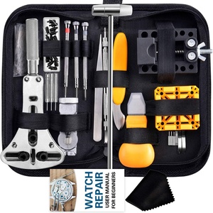 image:imageWatch Repair Kit Anezus 187Pcs Watch Tool Kit with Watch Link Pin Remover Tools and Watch Back Case Removal Tools for Watch Strap Remover Watch Battery Replacement Watch Band Sizing Watch Repair